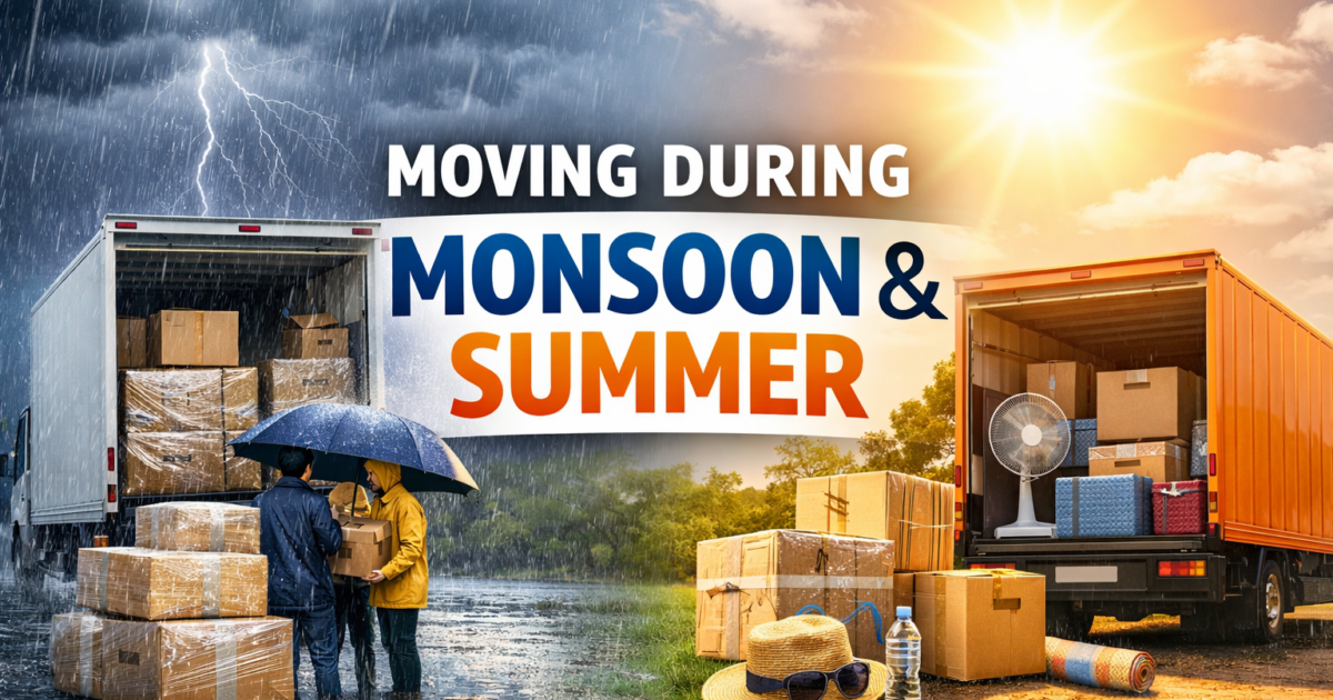 Moving During Monsoon or Summer: Specific Tips for Weather-Related Protection