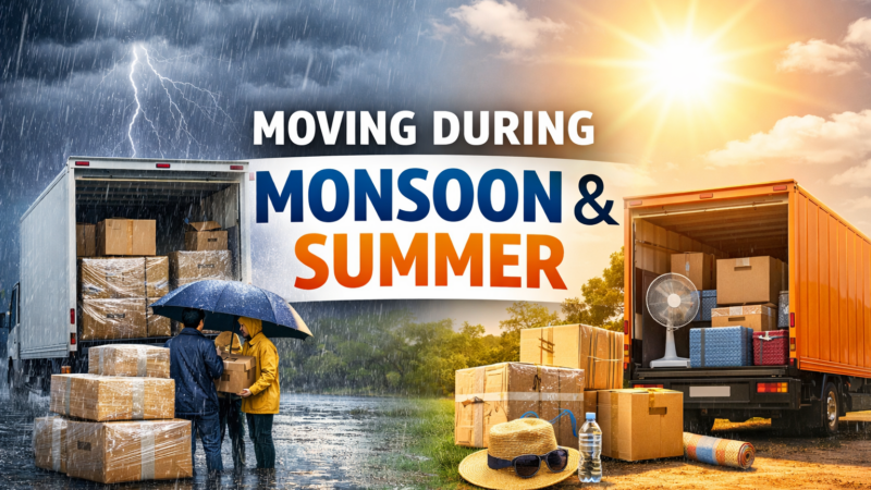 Moving During Monsoon or Summer: Specific Tips for Weather-Related Protection