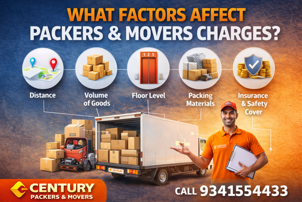 What Factors Affect Packers & Movers Charges?