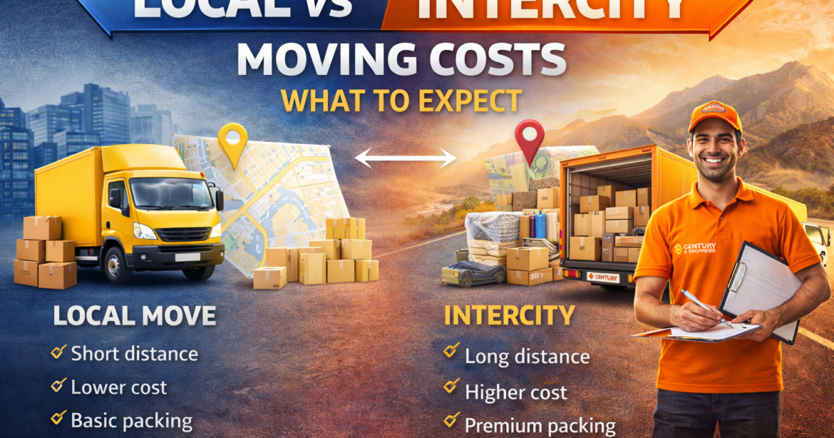 Local vs. Intercity Moving Costs: What to Expect