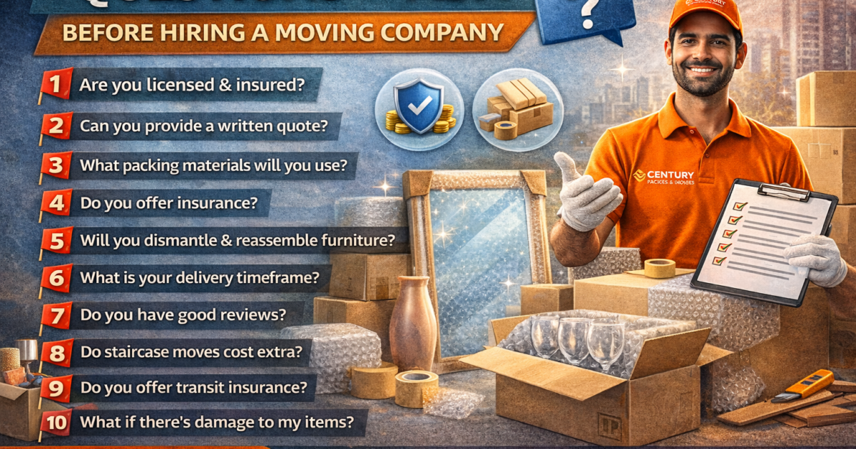 Questions to Ask Before Hiring a Moving Company