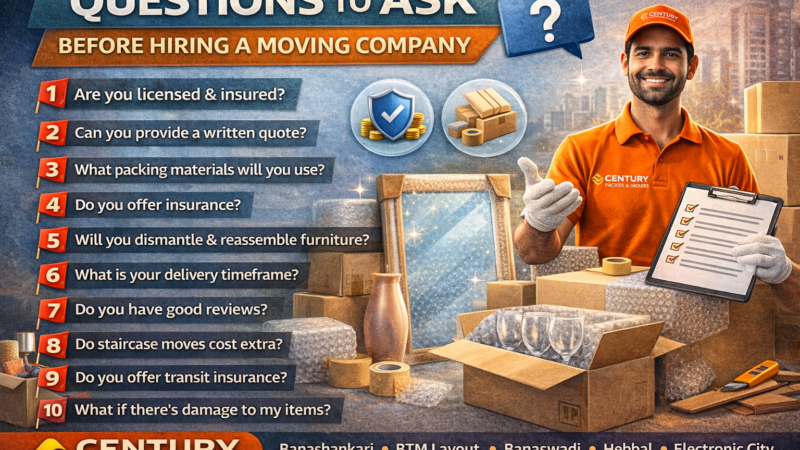 Questions to Ask Before Hiring a Moving Company