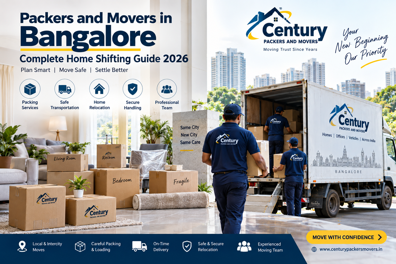 Packers and Movers in Bangalore: Complete Home Shifting Guide 2026