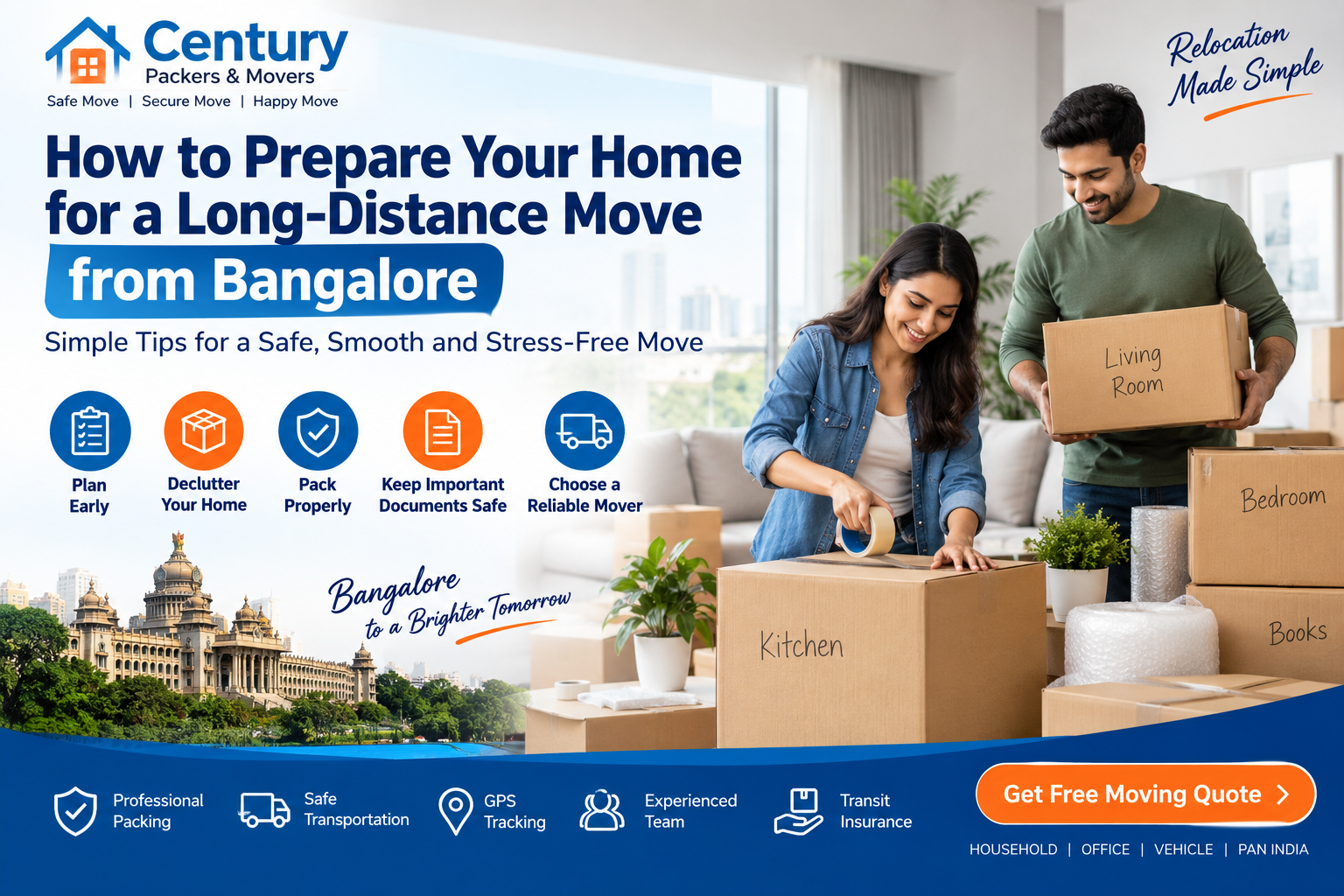 How to Prepare Your Home for a Long-Distance Move from Bangalore